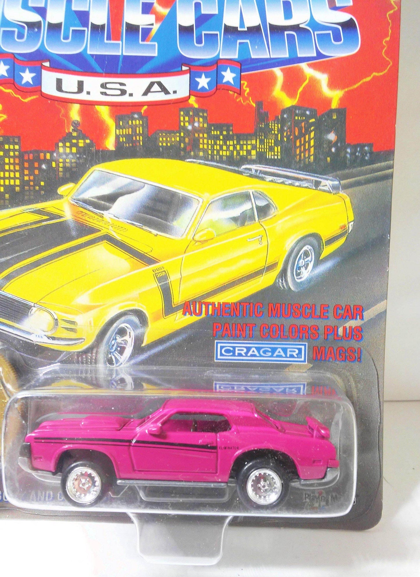 Johnny Lightning Muscle Cars USA 1969 Mercury Cougar Eliminator Limited Edition Made in 1995 - TulipStuff