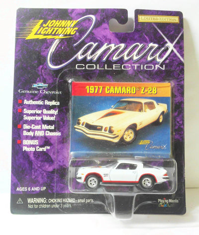 Johnny Lightning Camaro Collection 1977 Camaro Z-28 Limited Edition Diecast Sports Car - TulipStuff