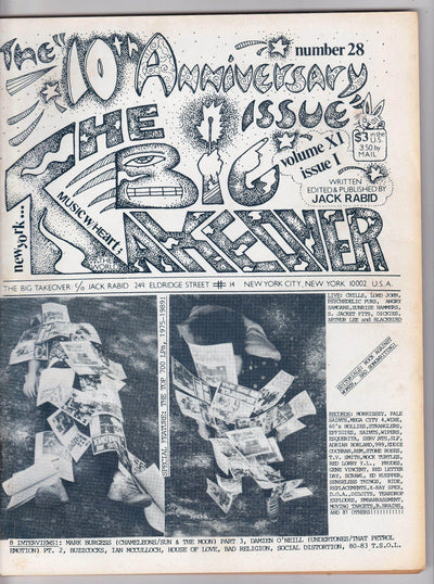 The Big Takeover Issue 28 1990 10th Anniversary Issue Punk Buzzcocks Bad Religion Social Distortion TSOL Dickies - TulipStuff