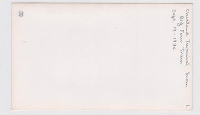 Cleveland Terminal From big Four Train September 19 1936 Black and White Photo - TulipStuff