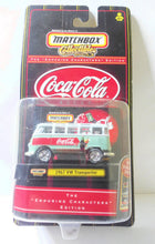 Load image into Gallery viewer, Matchbox Collectibles Coca-Cola 1967 VW Transporter Enduring Characters Edition 1999 - TulipStuff
