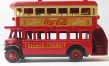 Load image into Gallery viewer, Lledo Days Gone DG15 1932 AEC Regent Double Deck Bus Coca Cola Chicago Transit - TulipStuff
