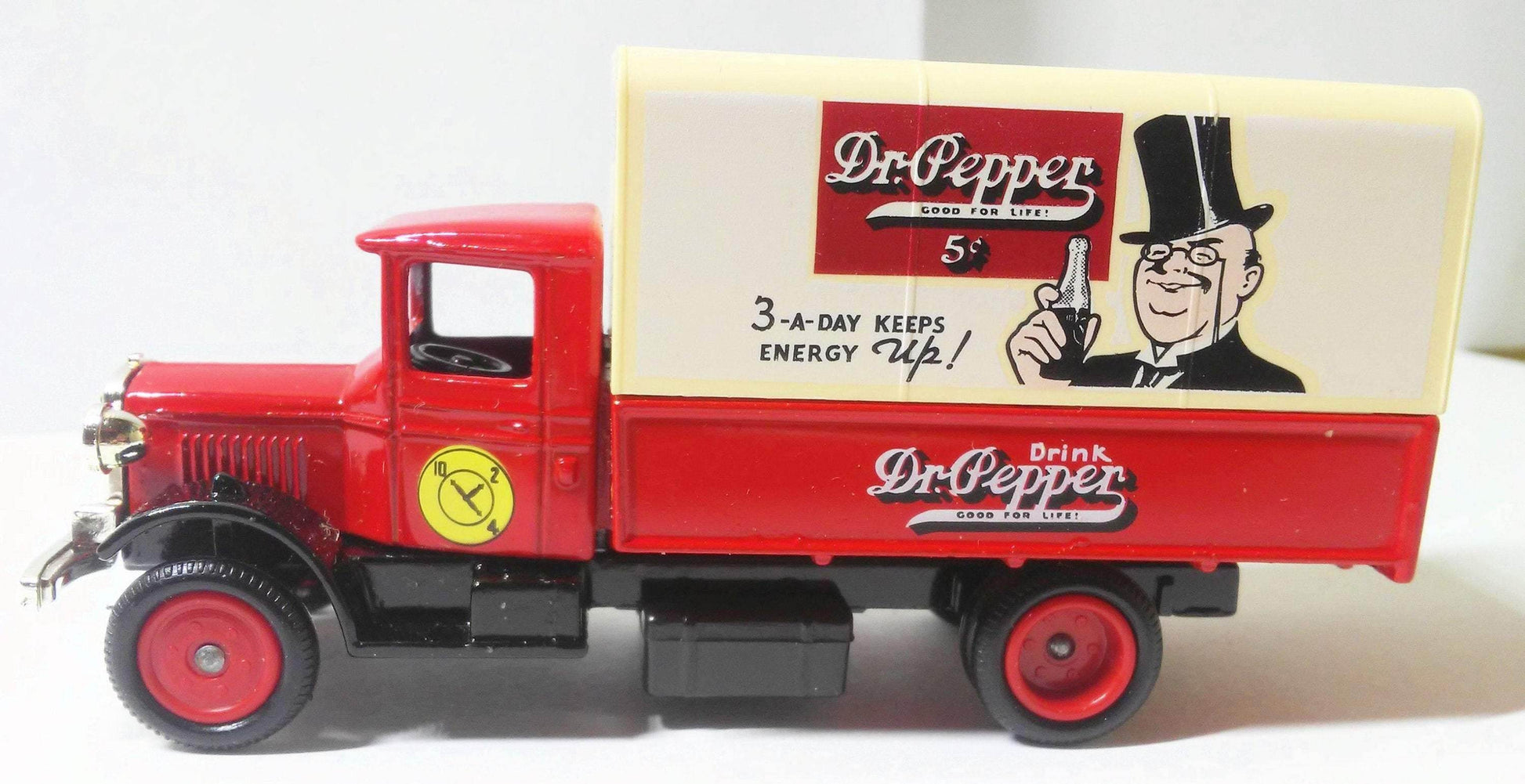 Lledo Days Gone DG28 Diecast Metal Dr Pepper 1934 Mack Canvas-back Truck Made in England - TulipStuff