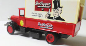 Lledo Days Gone DG28 Diecast Metal Dr Pepper 1934 Mack Canvas-back Truck Made in England - TulipStuff