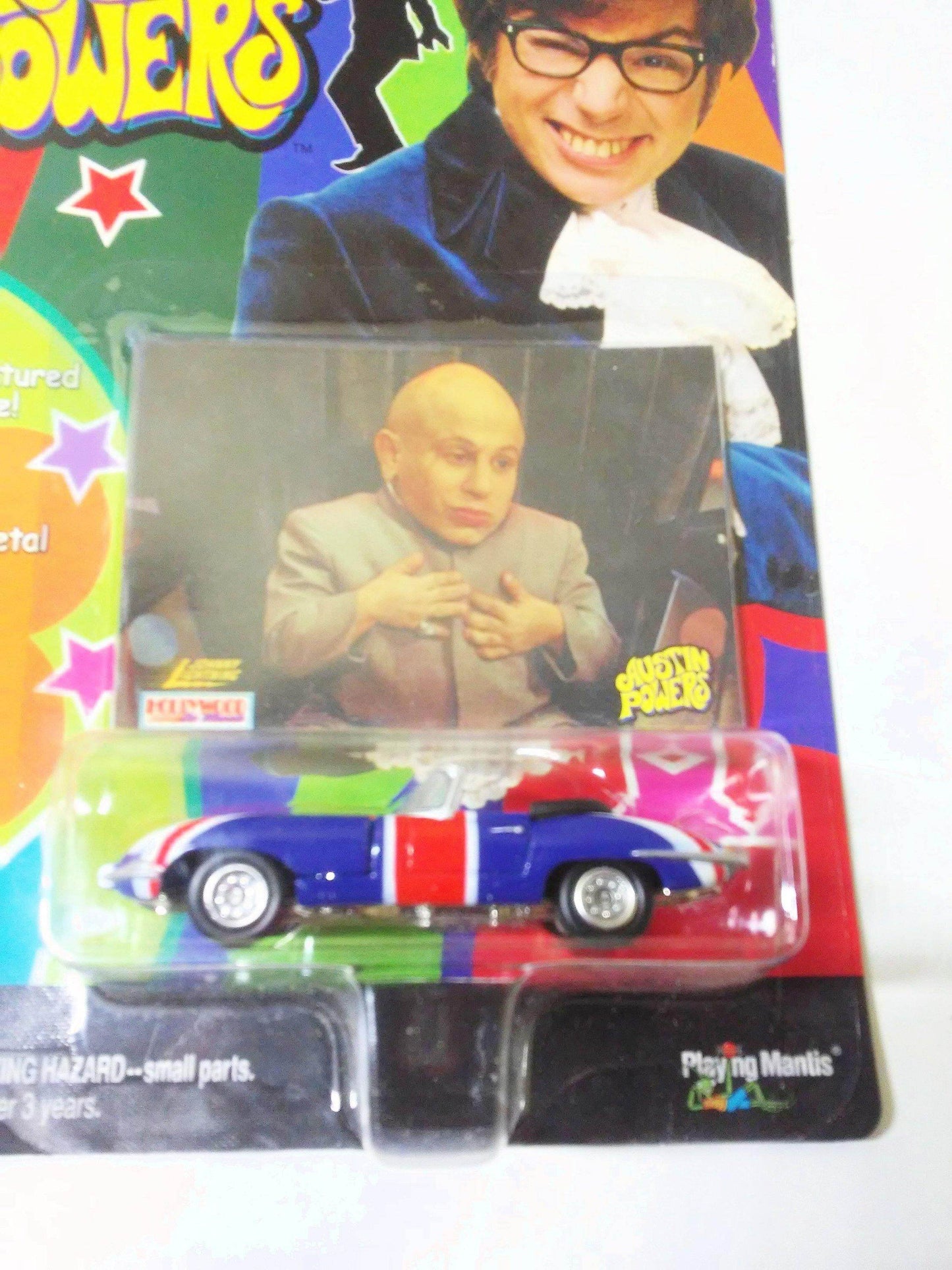 Johnny Lightning Hollywood On Wheels Austins Powers Shaguar Jaguar XKE Convertible Diecast Metal 1999 - TulipStuff