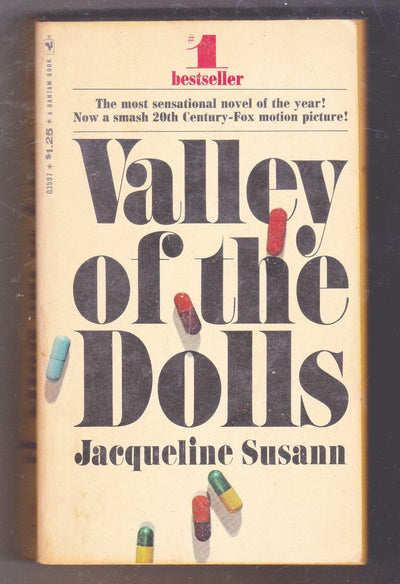 Valley of the Dolls Jacqueline Susann 1967 Bantam Paperback Vintage Book - TulipStuff