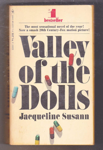 Valley of the Dolls Jacqueline Susann 1967 Bantam Paperback Vintage Book - TulipStuff