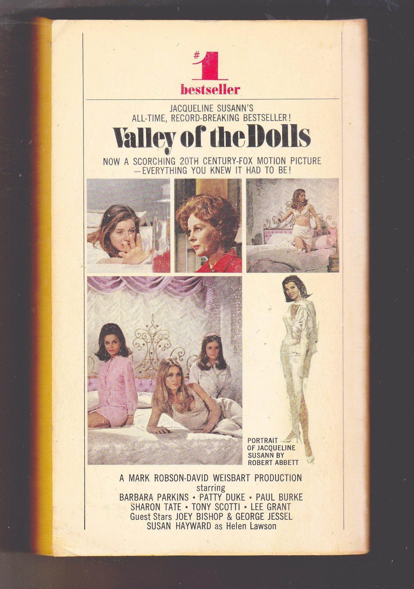 Valley of the Dolls Jacqueline Susann 1967 Bantam Paperback Vintage Book - TulipStuff