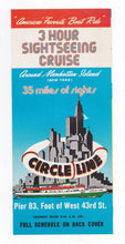 Load image into Gallery viewer, Vintage 1976 Circle Line Manhattan New York Sightseeing Cruise Brochure - TulipStuff
