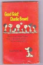 Load image into Gallery viewer, Good Grief Charlie Brown Peanuts Charles M Schulz 1967 Printing Fawcett Crest Paperback - TulipStuff
