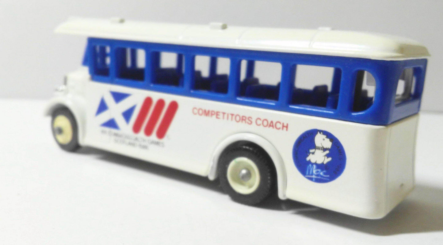 Lledo Days Gone DG17 1932 AEC Regent Single Deck Bus Diecast Commonwealth Games 1986 Made In England - TulipStuff