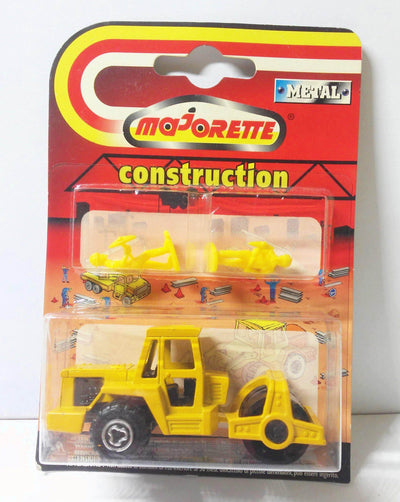 Majorette 226 Road Roller Vintage Diecast Construction Toy 1990's - TulipStuff