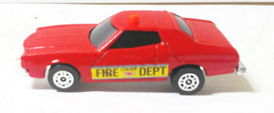 Corgi Juniors 70-C Ford Gran Torino Fire Chief Car Made in Great Britain 1977 - TulipStuff