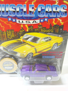 Johnny Lightning Muscle Cars USA Pontiac 1969 GTO Judge Limited Edition Vintage Diecast Car - TulipStuff