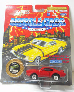 Johnny Lightning Muscle Cars USA 1969 Olds 442 Oldsmobile Cutlass Limited Edition Vintage Diecast Car - TulipStuff