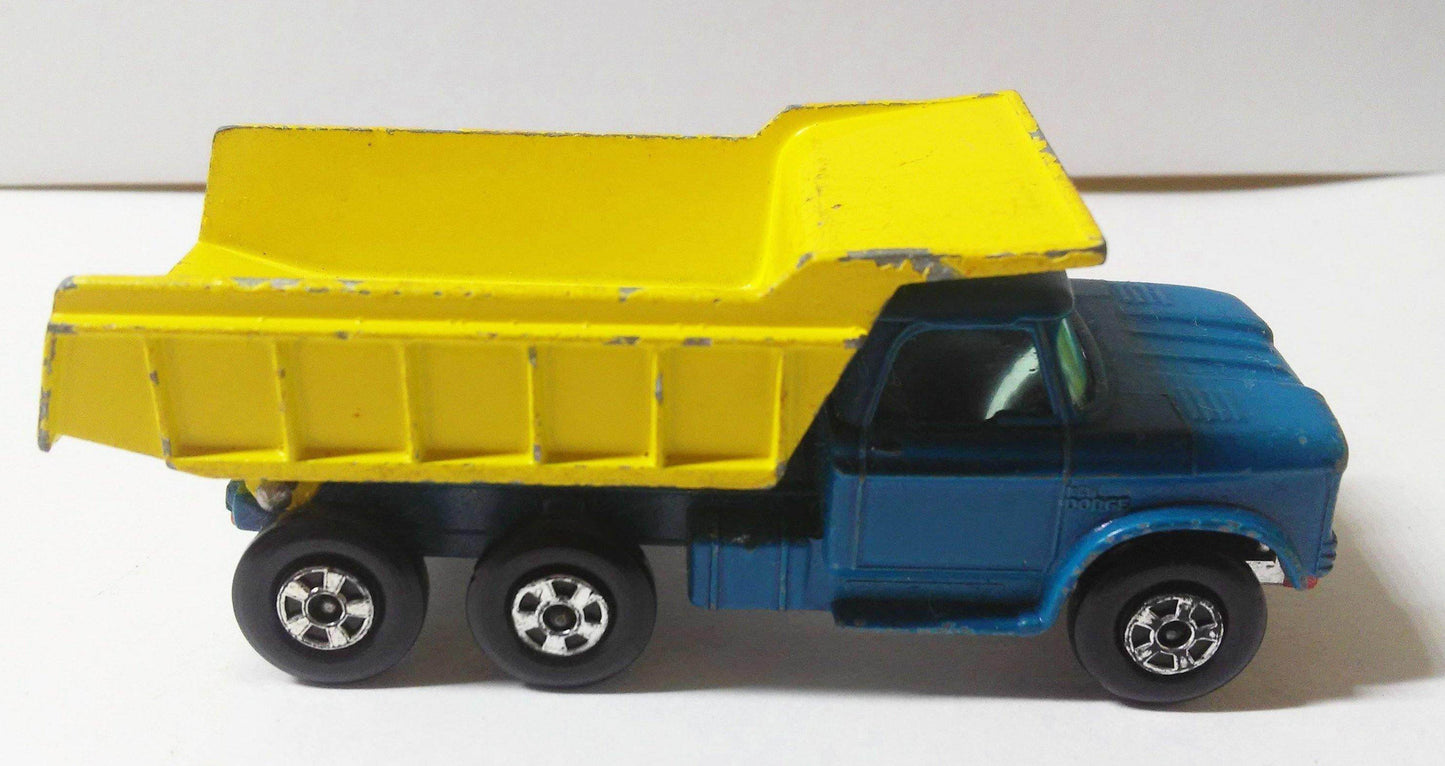 Lesney Matchbox no. 48 Dodge Dump Truck Superfast Made in England 1969 - TulipStuff