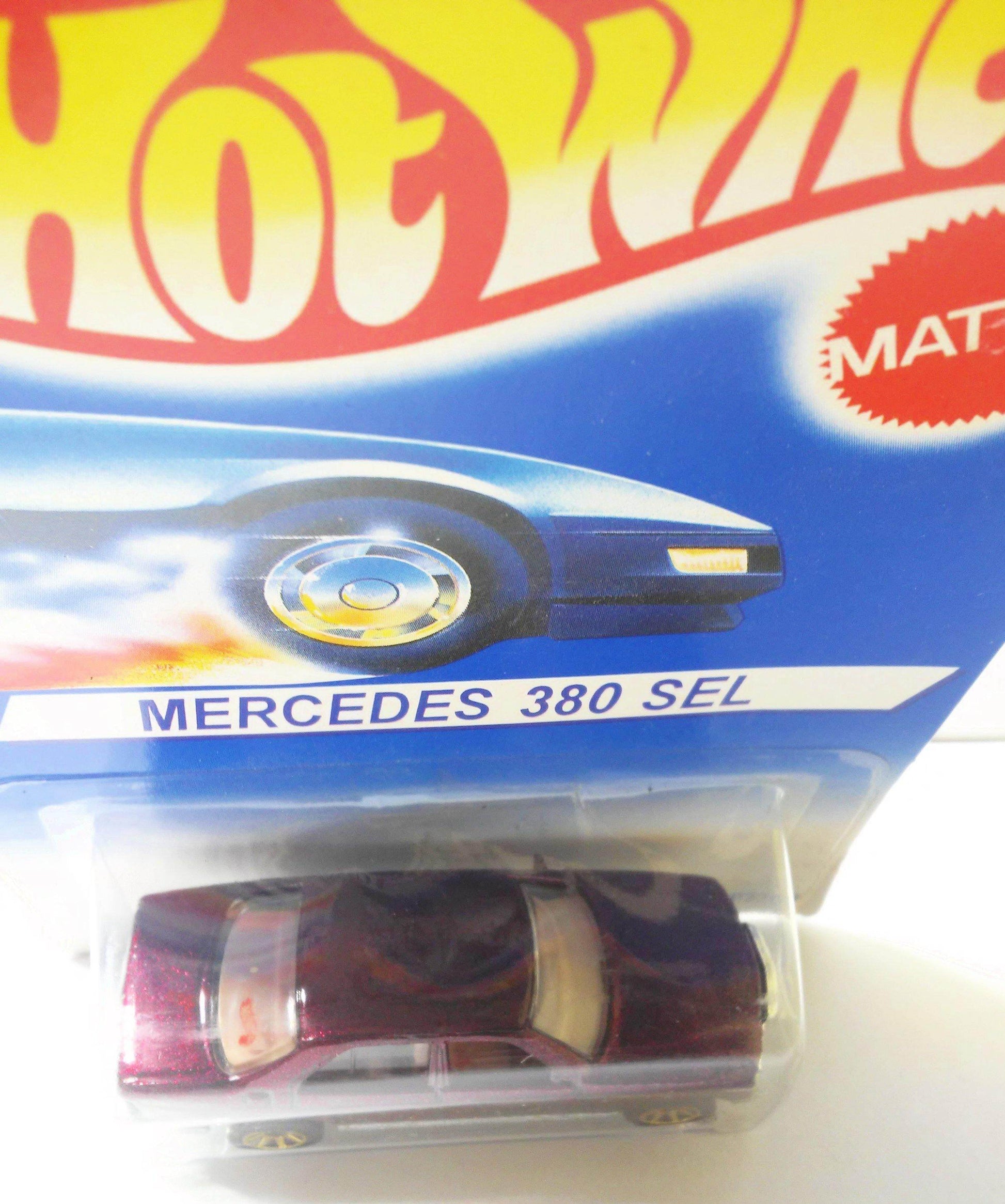Hot Wheels Mercedes 380SEL sp7gd 12346-0710  International Canada Only 1997 - TulipStuff