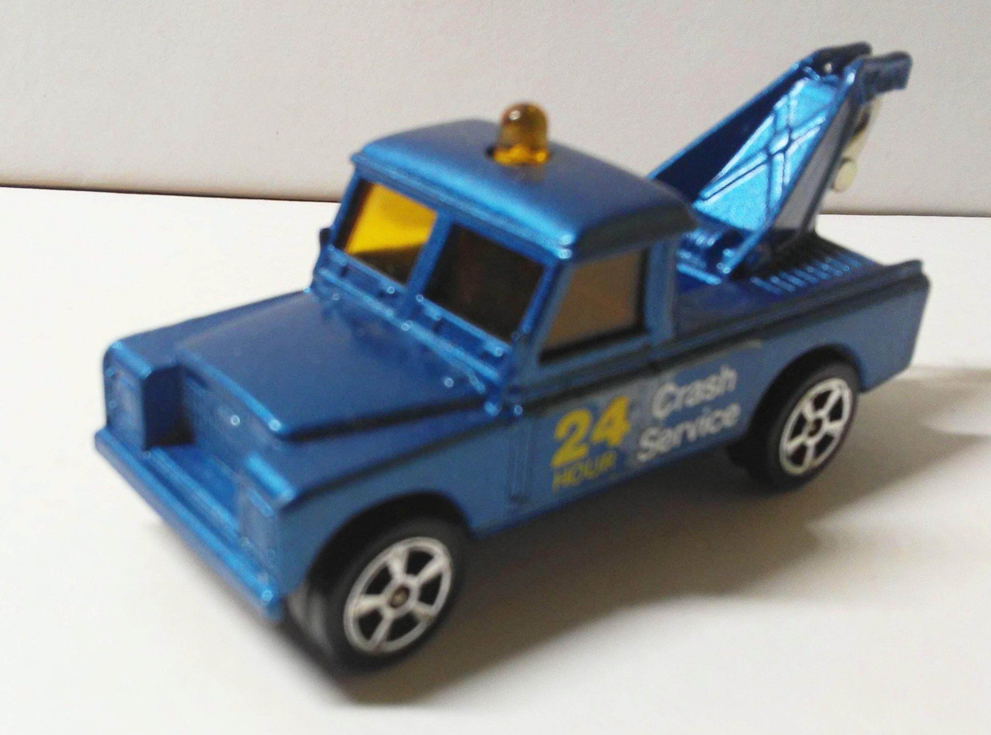 Corgi Juniors 31-B Land Rover Wrecker Tow Truck Made in Great Britain 1976 - TulipStuff