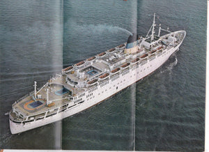 Greek Line TSS Olympia 1974 Mediterranean Cruises Cruise Ship Brochure - TulipStuff