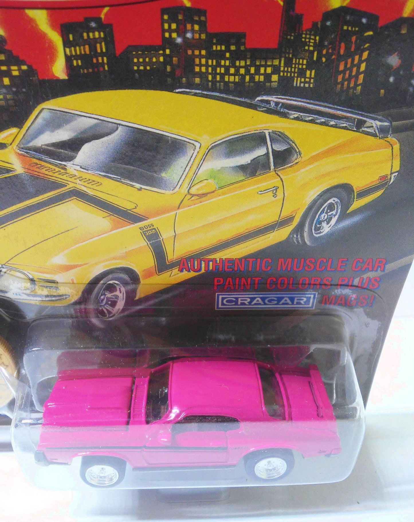 Johnny Lightning Muscle Cars USA 1969 Mercury Cougar Eliminator Limited Edition Made in 1995 - TulipStuff
