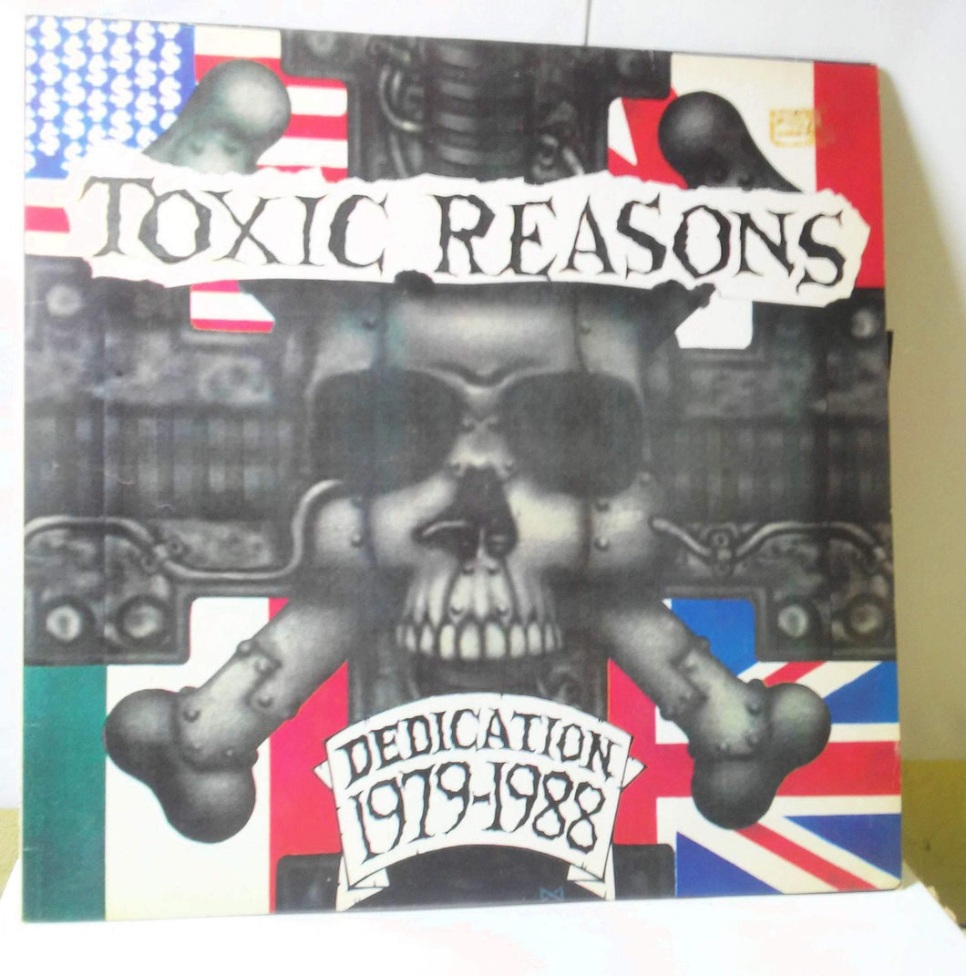 Toxic Reasons Dedication 1979-1988 12 inch Vinyl LP 1988 Funhouse Recods SPV Hardcore Punk plus tour poster - TulipStuff
