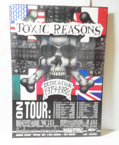 Toxic Reasons Dedication 1979-1988 12 inch Vinyl LP 1988 Funhouse Recods SPV Hardcore Punk plus tour poster - TulipStuff