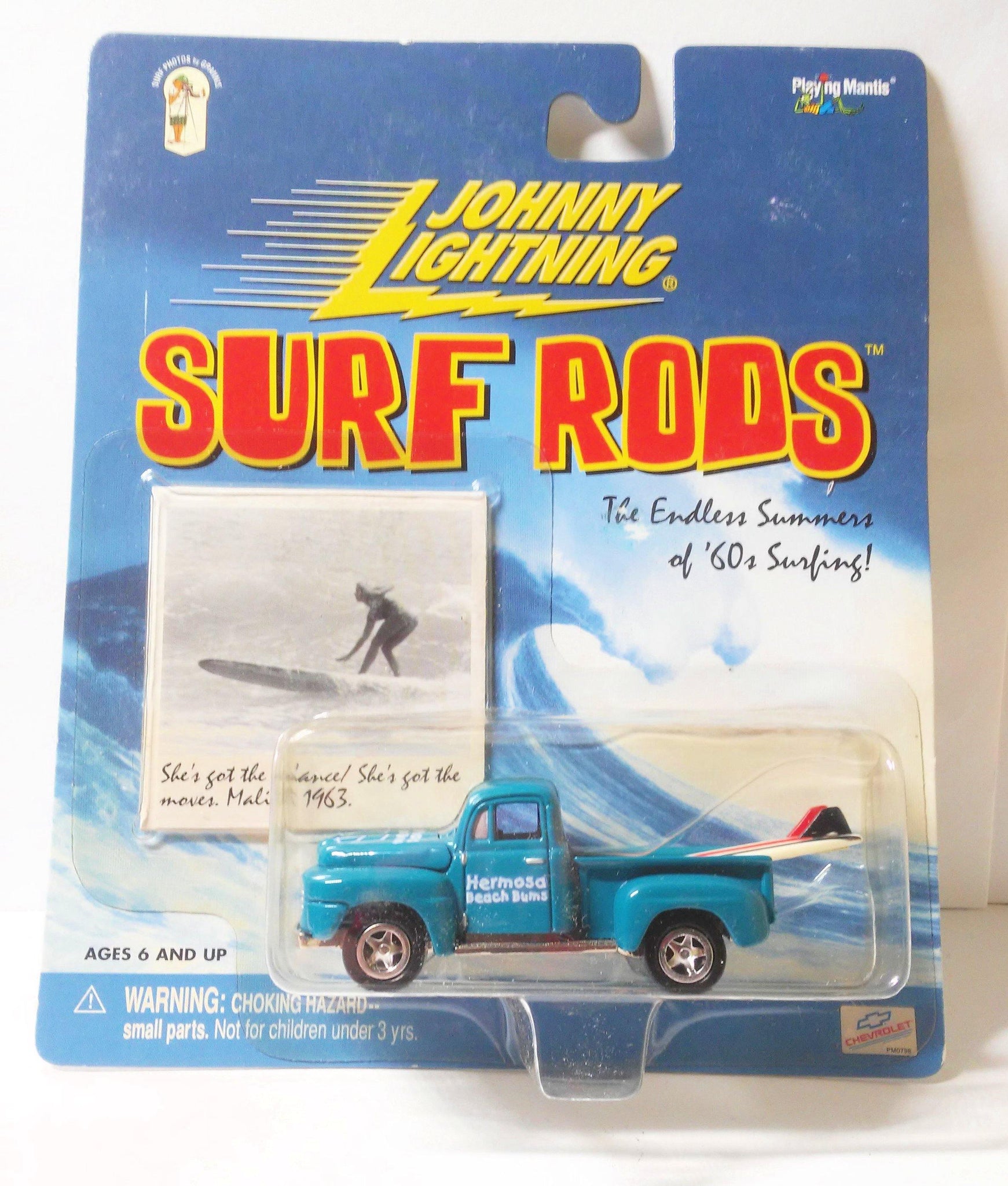 Johnny Lightning Surf Rods Hermosa Beach Bums '50 Ford F-1 Pickup