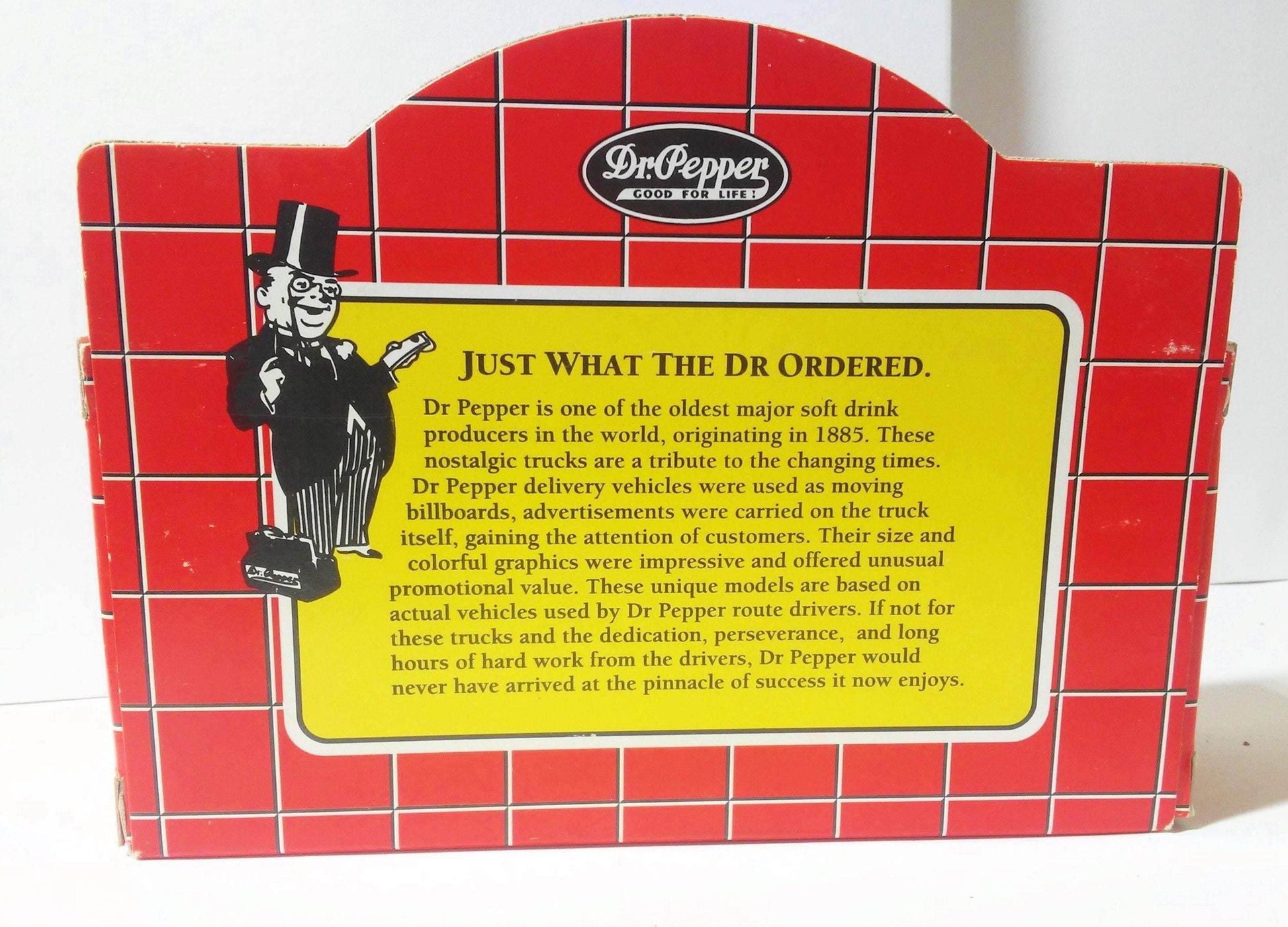 Lledo Days Gone DG28 Diecast Metal Dr Pepper 1934 Mack Canvas-back Truck Made in England - TulipStuff