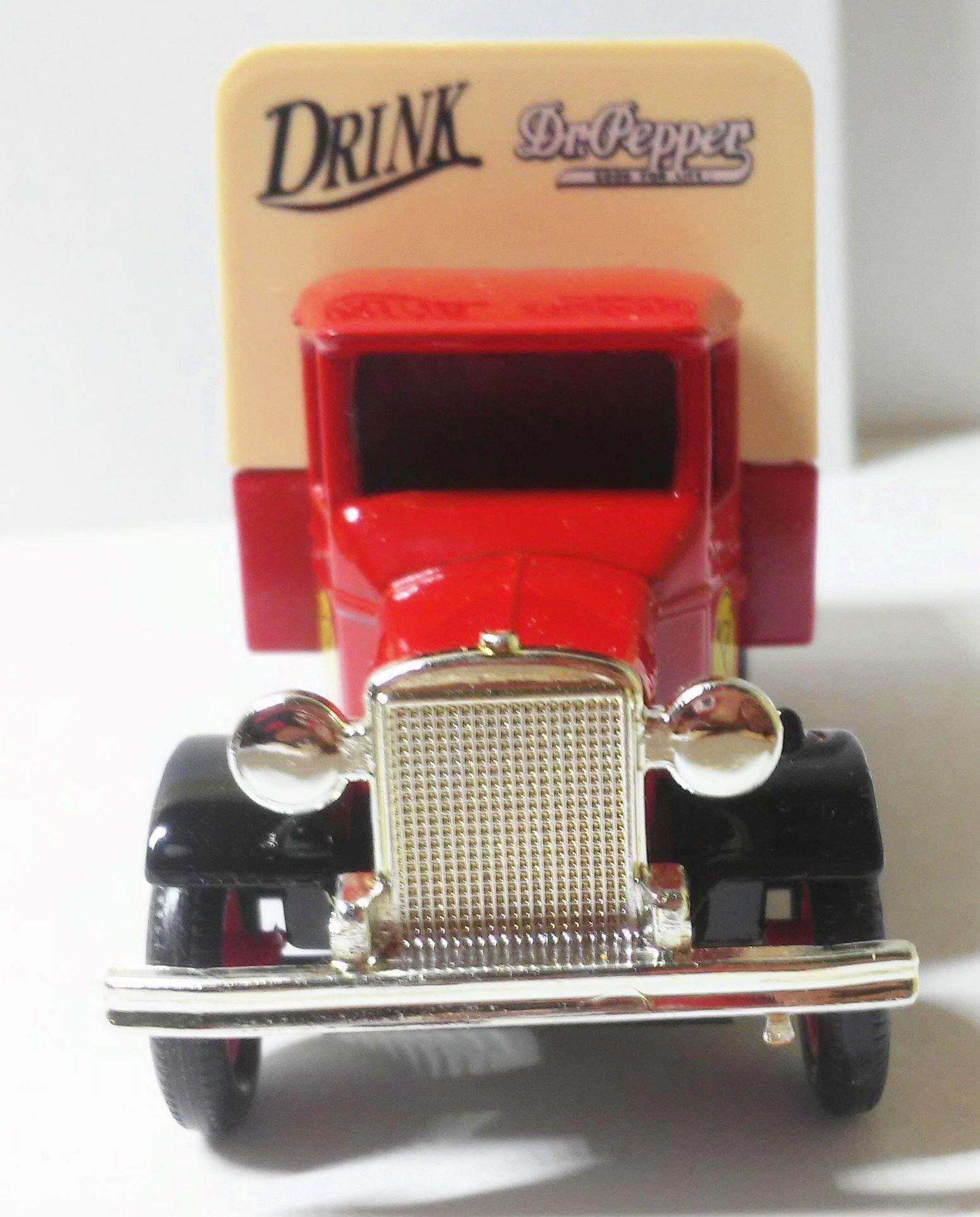 Lledo Days Gone DG28 Diecast Metal Dr Pepper 1934 Mack Canvas-back Truck Made in England - TulipStuff