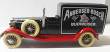 Load image into Gallery viewer, Lledo DG22 Diecast Metal Anheuser-Busch Budweiser 1933 Packard Town Van Made in England - TulipStuff
