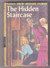 Load image into Gallery viewer, The Hidden Staircase Nancy Drew Mystery Stories Carolyn Keene Hardcover Book 1959 - TulipStuff
