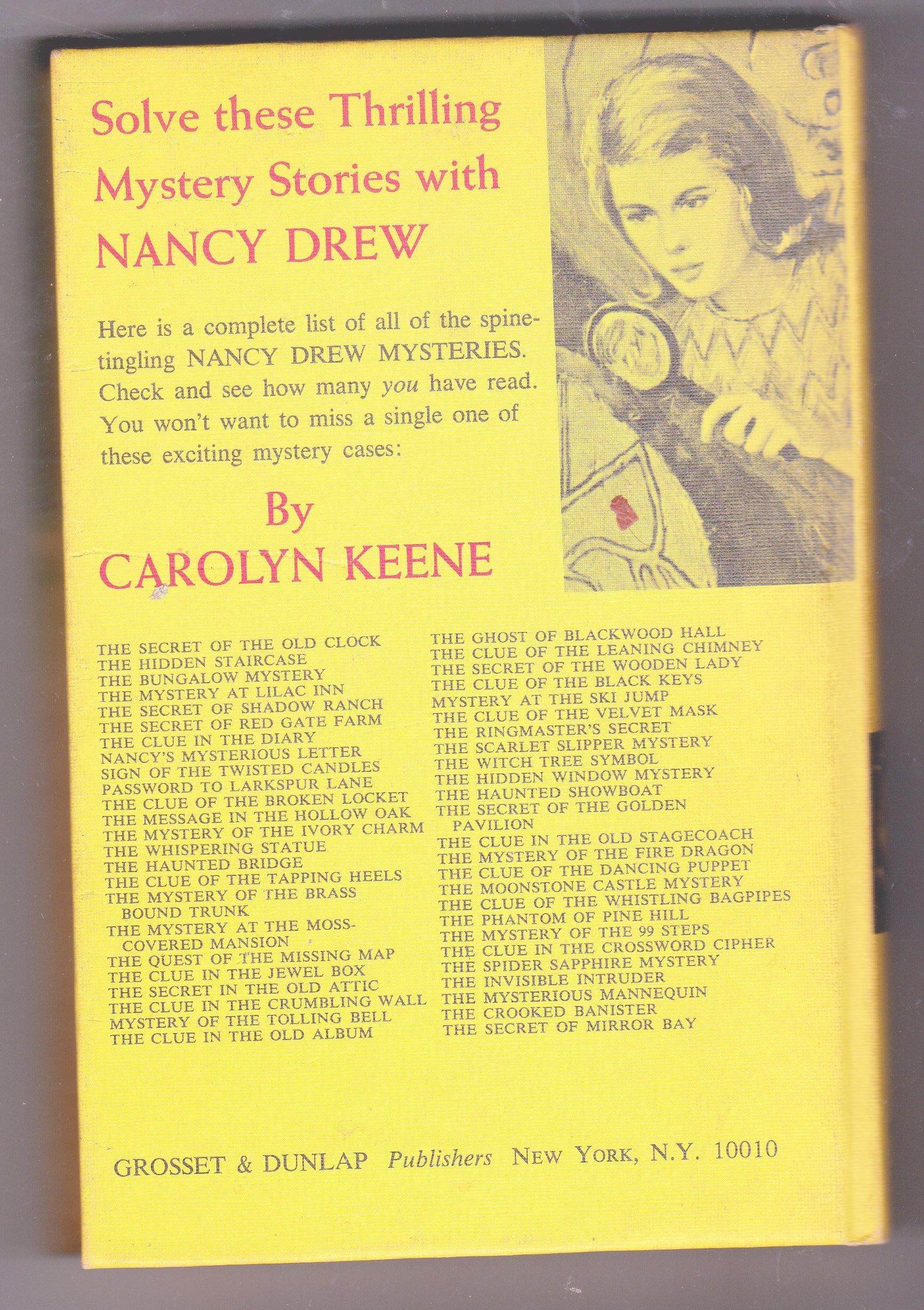 The Secret of Mirror Bay Nancy Drew Mystery Stories Carolyn Keene Hardcover Book 1972 - TulipStuff