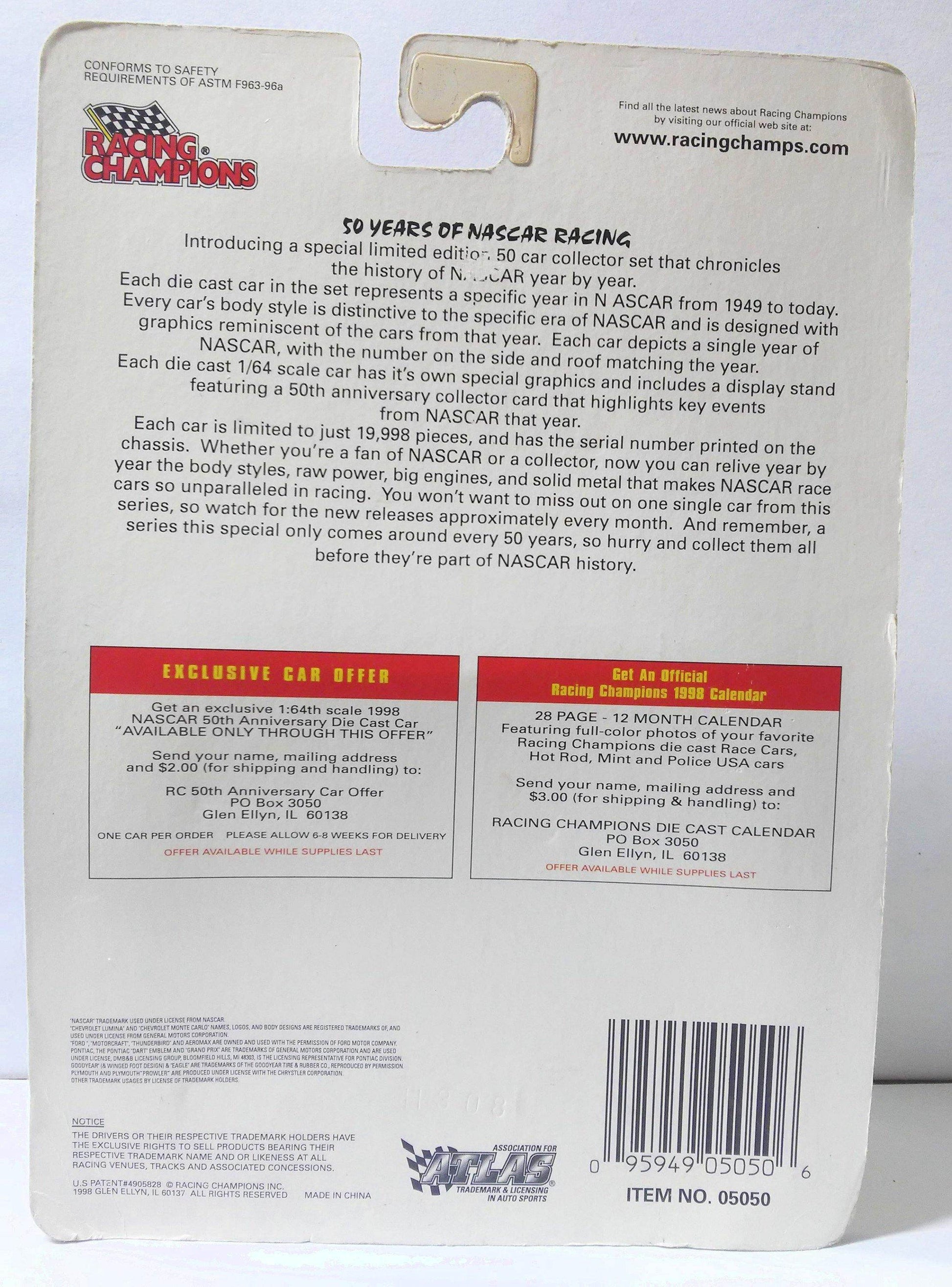 Racing Champions Nascar 50th Anniversary Issue #33 1981 Commemorative Tekk 1981 Buick Regal - TulipStuff