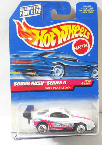 Hot Wheels Sugar Rush Series II Pikes Peak Celica Toyota SweeTarts 1998 - TulipStuff