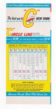 Load image into Gallery viewer, Vintage 1976 Circle Line Manhattan New York Sightseeing Cruise Brochure - TulipStuff
