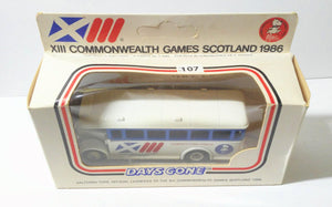 Lledo Days Gone DG17 1932 AEC Regent Single Deck Bus Diecast Commonwealth Games 1986 Made In England - TulipStuff