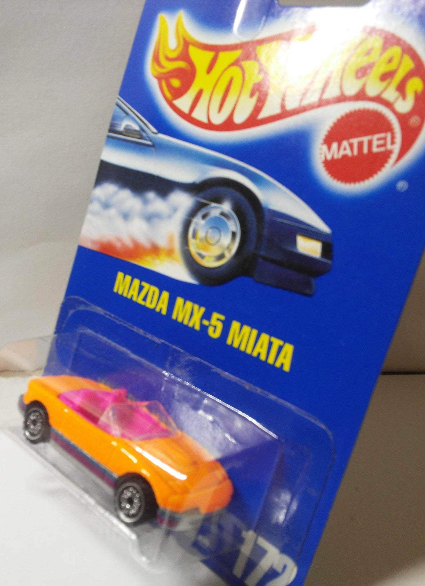 Hot Wheels G-Force Mazda MX-5 Miata Day-Glo Orange Screamin' Wheels 1994 - TulipStuff