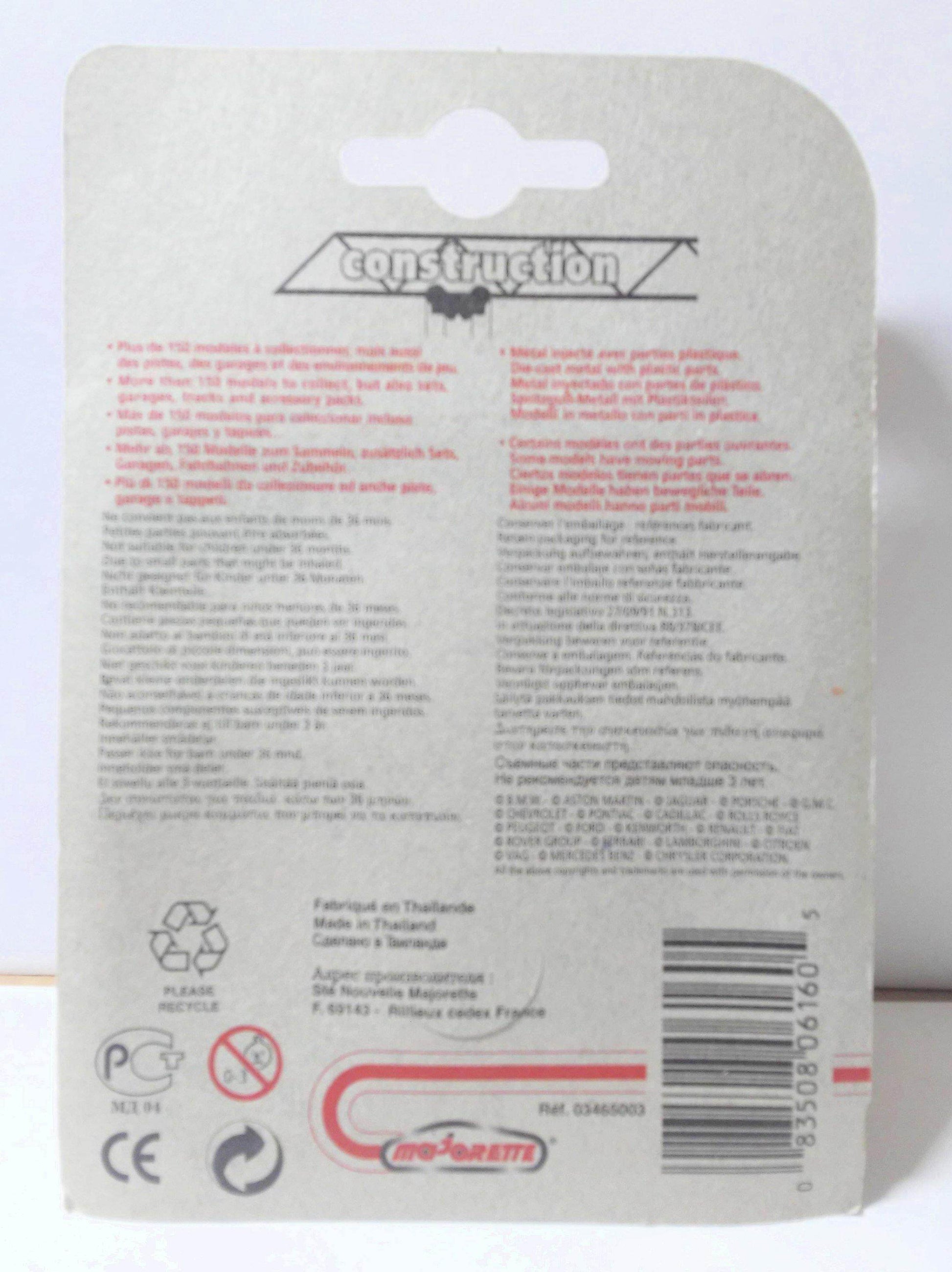 Majorette 242 Power Shovel Pelle Mechanique Vintage Diecast Construction Toy 1990's - TulipStuff