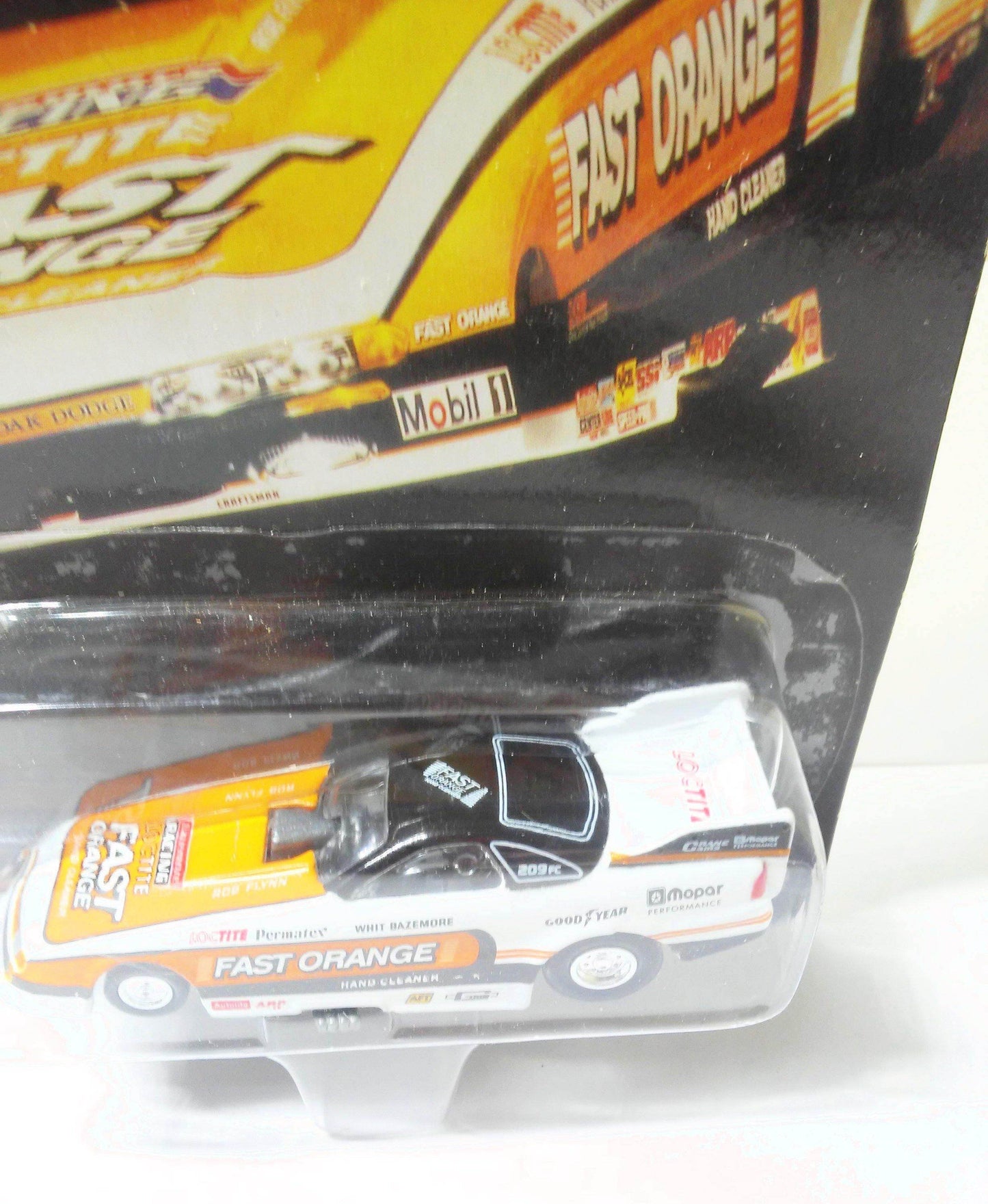 Johnny Lightning Dragsters USA '94 Fast Orange Dodge Daytona Whit Blazemore Funny Car Limited Edition Diecast Metal 1997 - TulipStuff