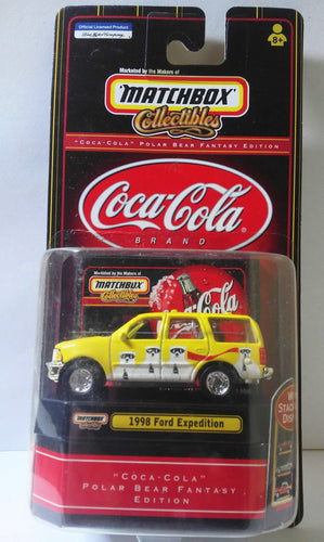 Matchbox Collectibles Coca-Cola 1998 Ford Expedition Polar Bears Fantasy Edition - TulipStuff