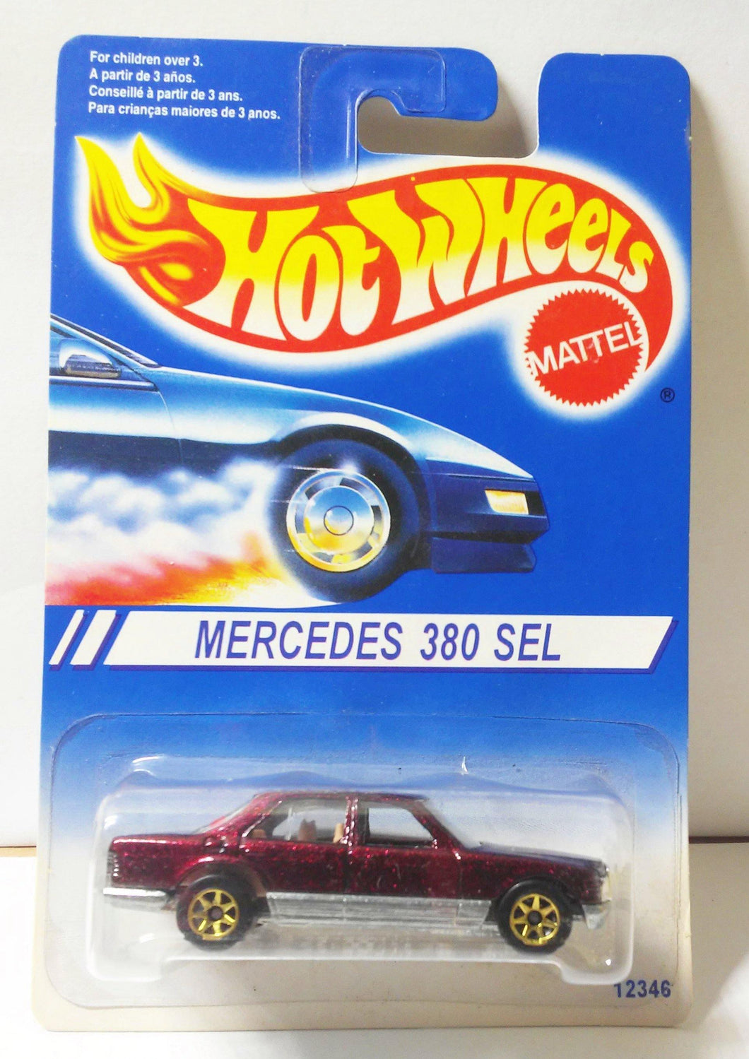 Hot Wheels Mercedes 380SEL sp7gd 12346-0710  International Canada Only 1997 - TulipStuff