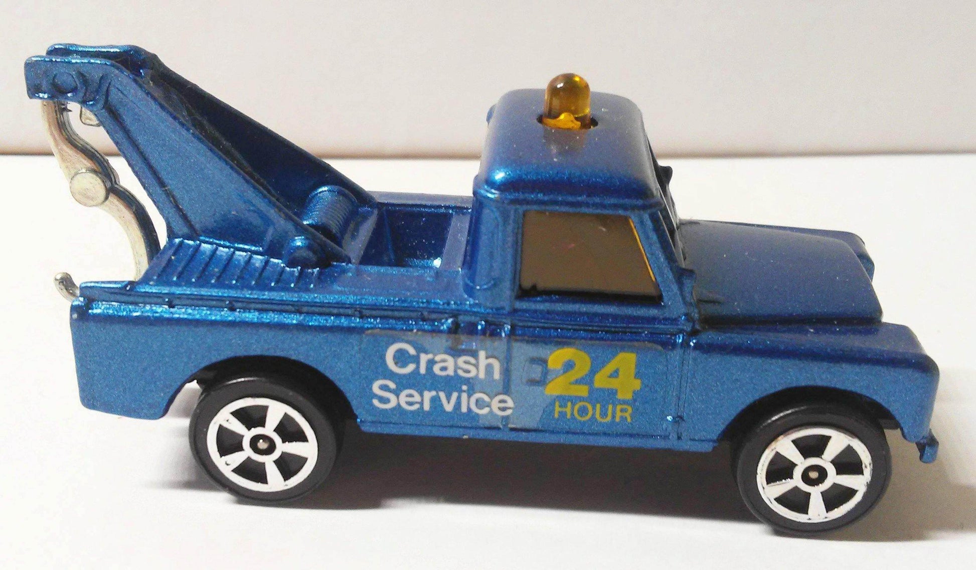 Corgi Juniors 31-B Land Rover Wrecker Tow Truck Made in Great Britain 1976 - TulipStuff