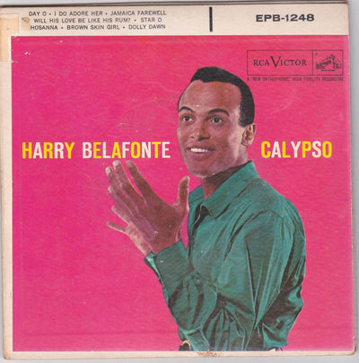 Harry Belafonte Calypso 2x7in Vinyl EP RCA Victor EPB-1248 1956  Day-O Banana Boat Song - TulipStuff