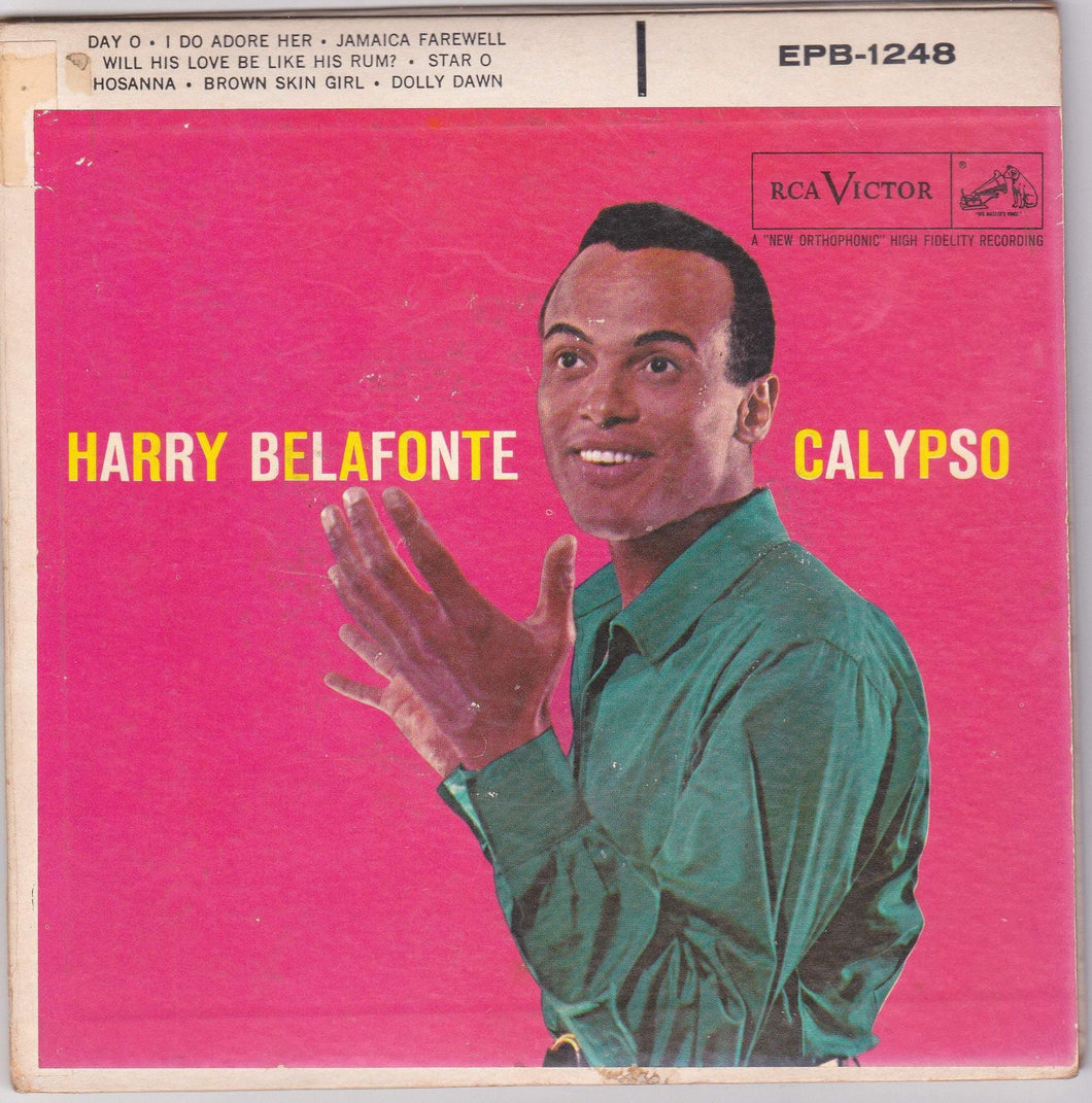 Harry Belafonte Calypso 2x7in Vinyl EP RCA Victor EPB-1248 1956  Day-O Banana Boat Song - TulipStuff