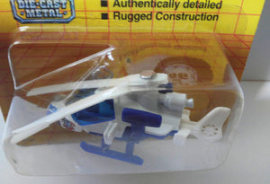 Matchbox 46 Mission Chopper Diecast Police Helicopter 1992 - TulipStuff