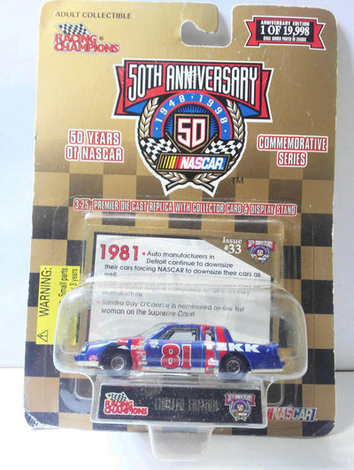 Racing Champions Nascar 50th Anniversary Issue #33 1981 Commemorative Tekk 1981 Buick Regal - TulipStuff