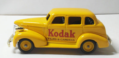 Lledo Promotional LP48 Kodak 1939 Chevrolet Car Made In England - TulipStuff