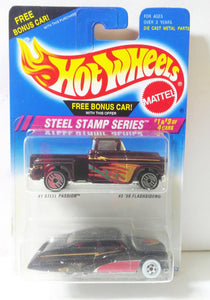 Hot Wheels Steel Stamp Series 2-Pack Steel Passion '56 Flashsider Diecast Cars 1995 - TulipStuff