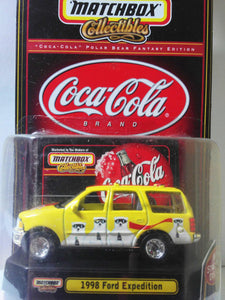 Matchbox Collectibles Coca-Cola 1998 Ford Expedition Polar Bears Fantasy Edition - TulipStuff