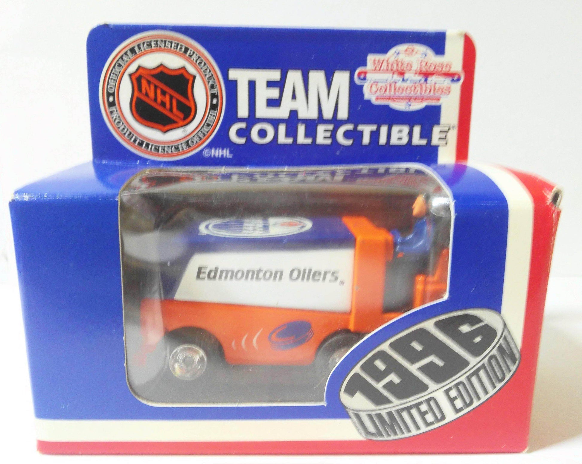 White Rose Collectibles NHL Edmonton Oilers 1996 Zamboni Ice Making Machine - TulipStuff